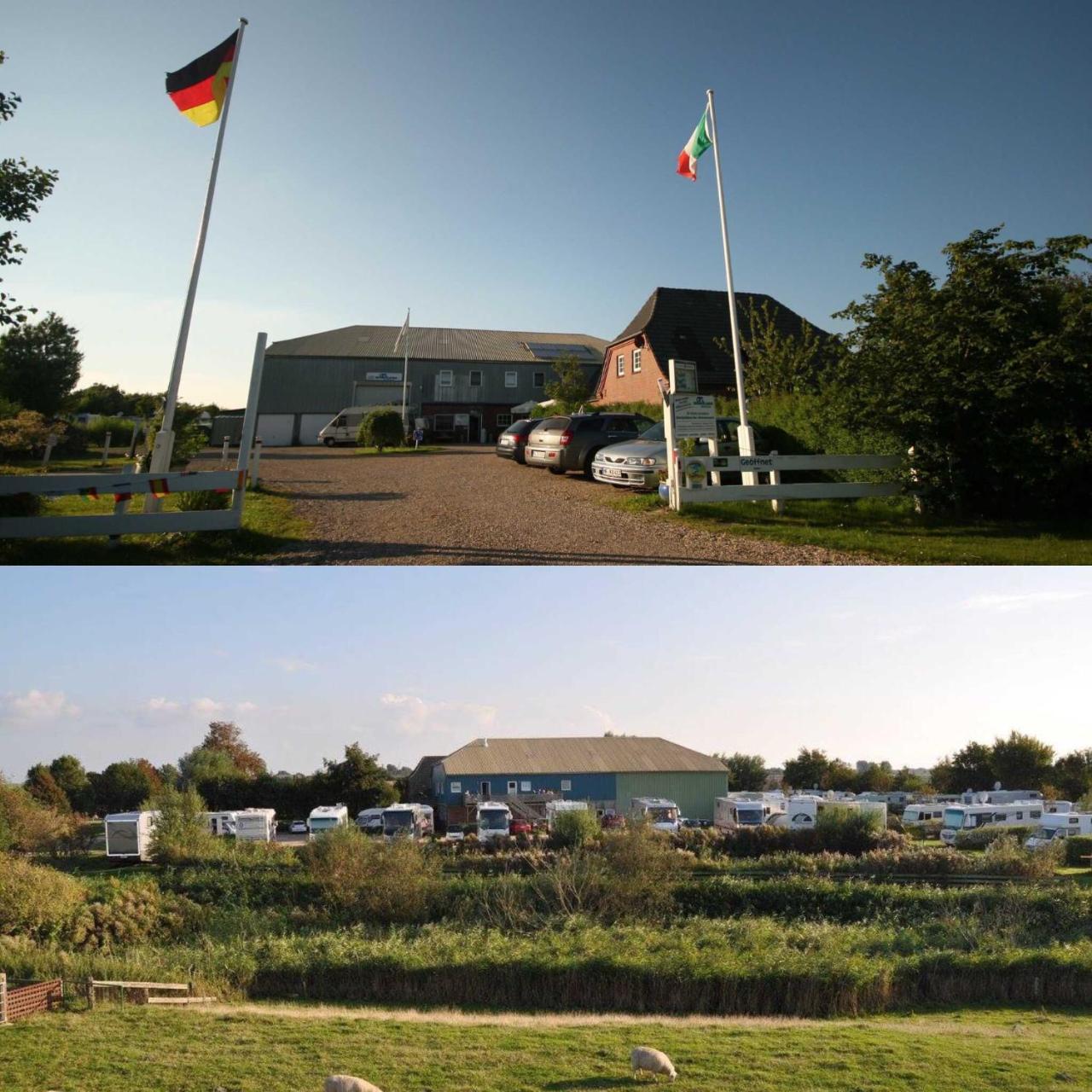 Ferienwohnungen im Womoland auf Nordstrand Exterior foto